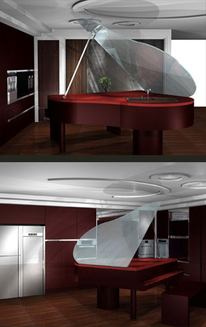 年度廚具新款設計Piano 中島開放式廚房